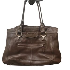 Coach Dark Brown Penelope  Shoulder Bag